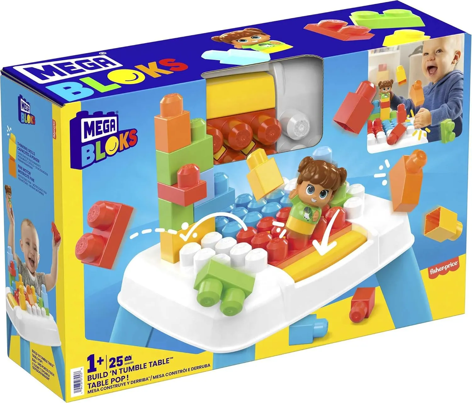Конструктор Mega Bloks Стол для игр+фигурка 25 дет. - фото 6