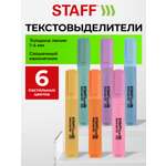 Текстовыделители Staff 6 шт.