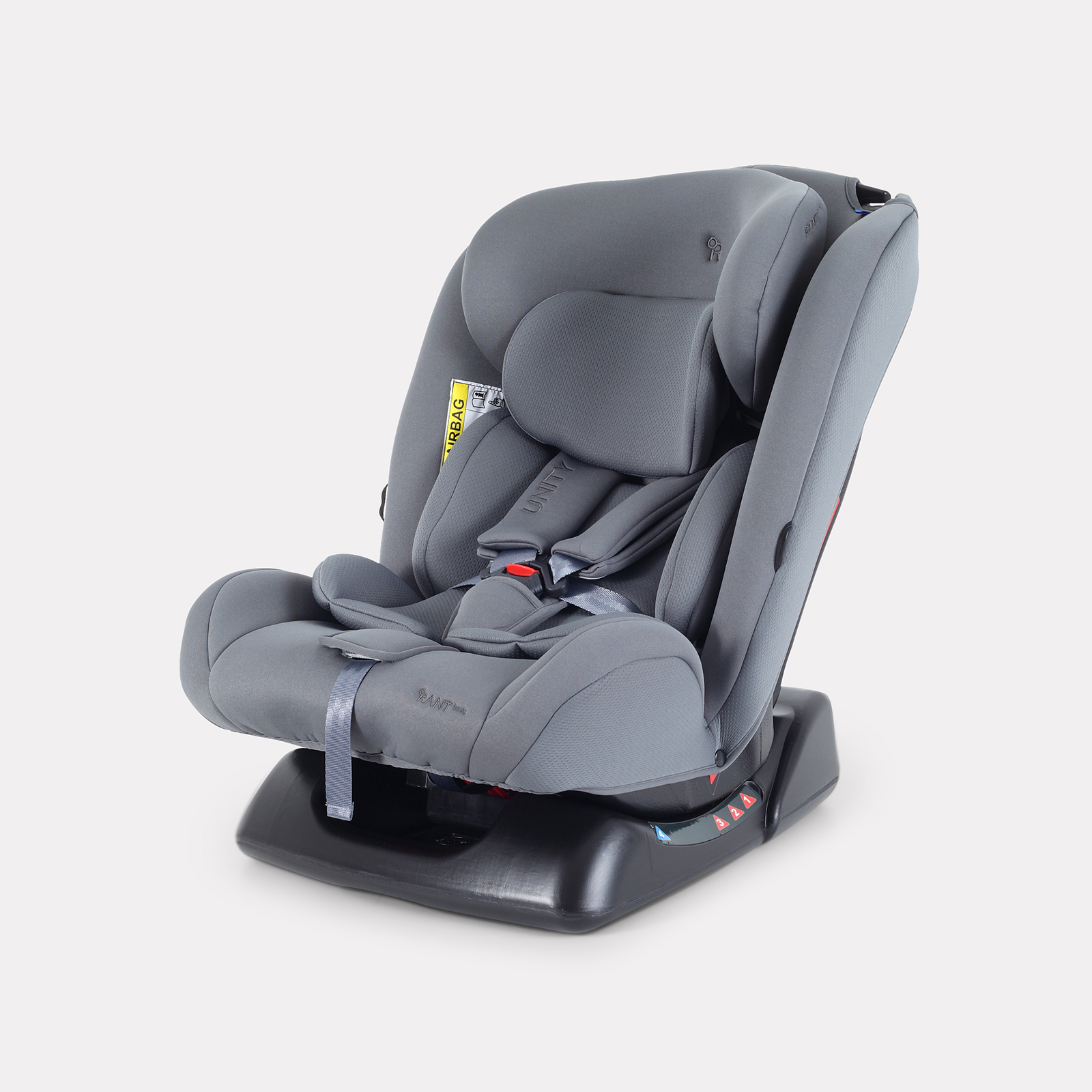 Автокресло Rant Basic Unity next 0+/1/2/3 (0-36 кг) серый - фото 1