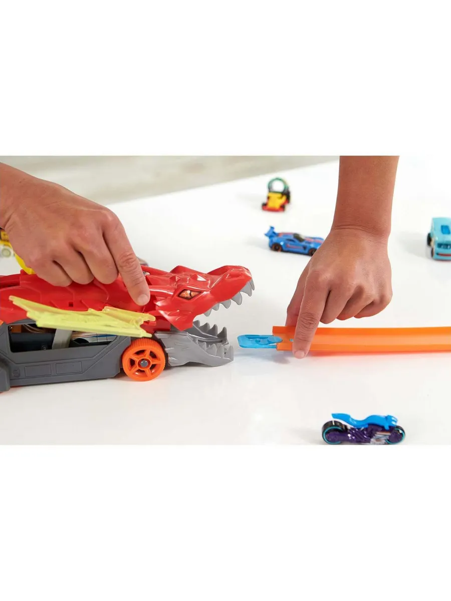 Гараж Hot Wheels Грузовик с хранилищем 117745 - фото 7