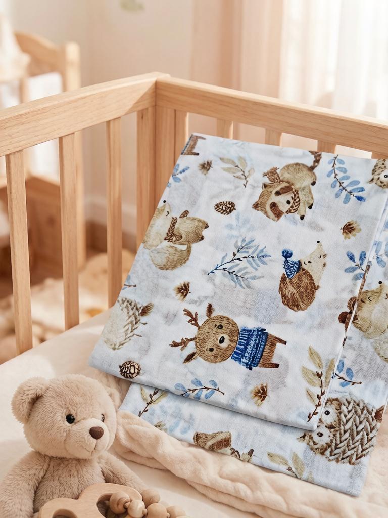 Пелёнка LISa baby store ситец, фланель, трикотаж 90х110 см 6 шт. - фото 13