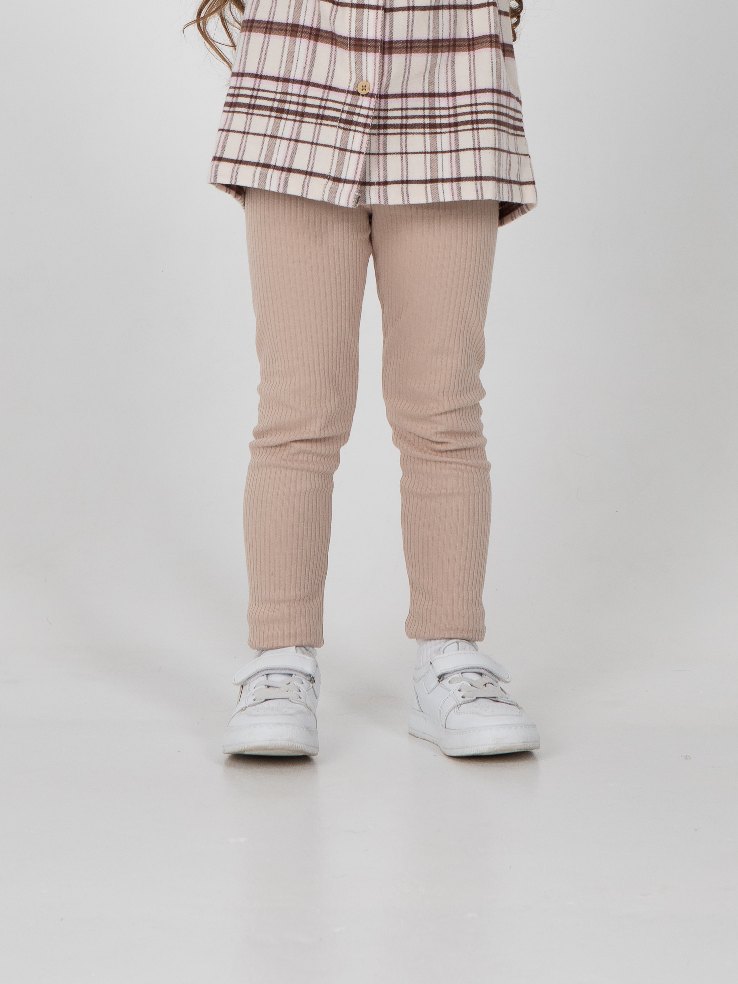 Леггинсы LEVA леггинсы для девочки_рубчик - фото 6