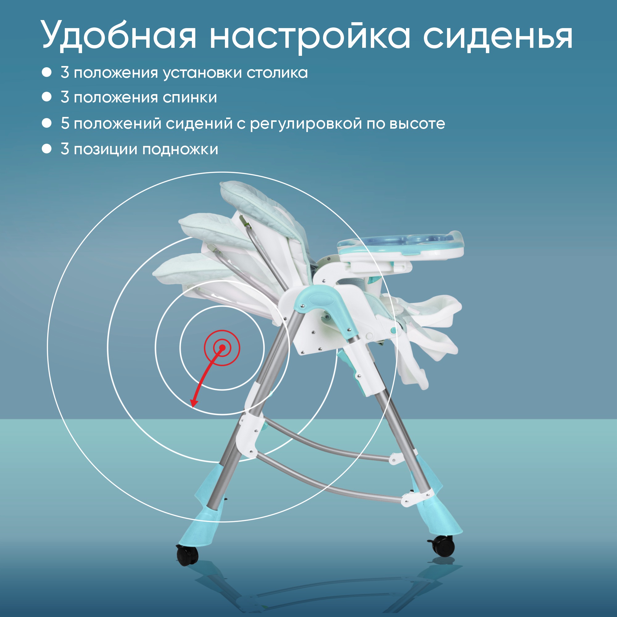 Стульчик для кормления Sweet Baby Royal Classic классический - фото 6