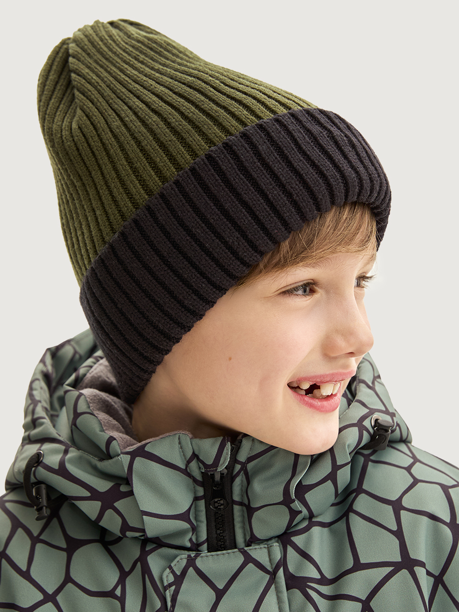 Шапка NIKASTYLE 11з16125 хаки/черный - фото 1