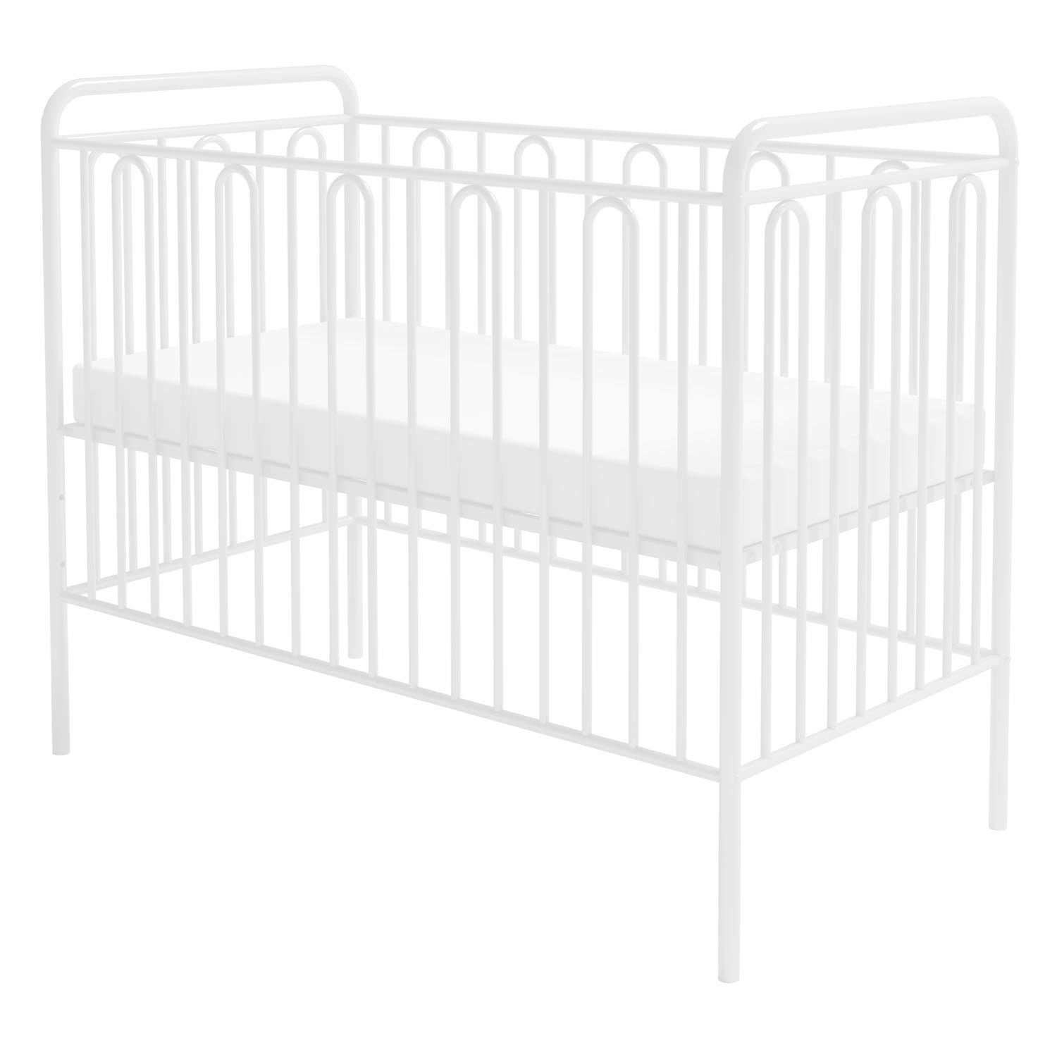 Детская кроватка Polini kids прямоугольная, без маятника (белый) - фото 2