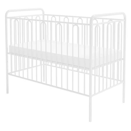 Детская кроватка Polini kids прямоугольная, без маятника (белый)