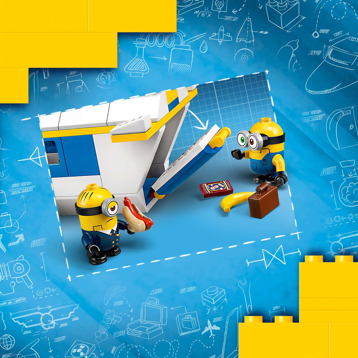 Конструктор LEGO Minions Тренировочный полёт блочный - фото 5