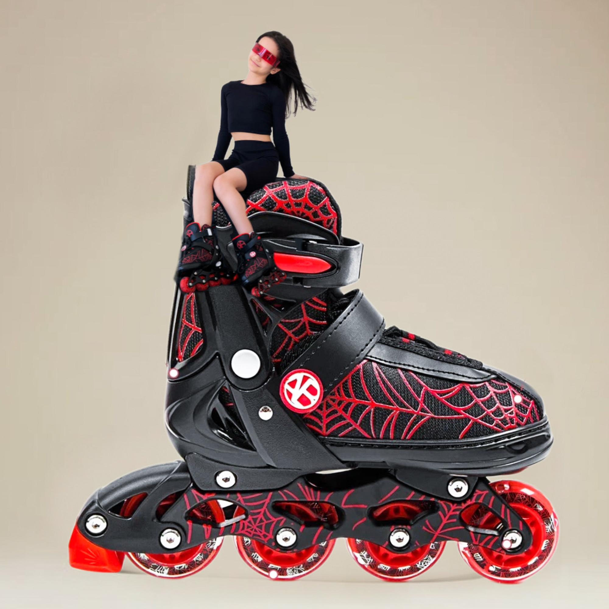 Роликовые коньки Amarobaby 30-33 - фото 16