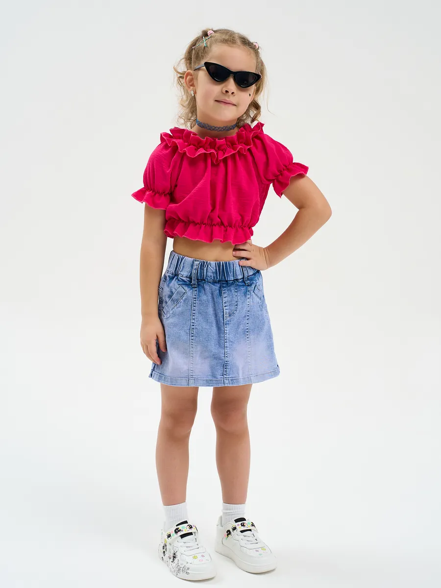 Юбка-шорты RuStyle ЛД-юбкшорт-гол - фото 6