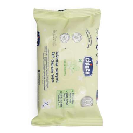 Влажные салфетки Chicco 16 шт.
