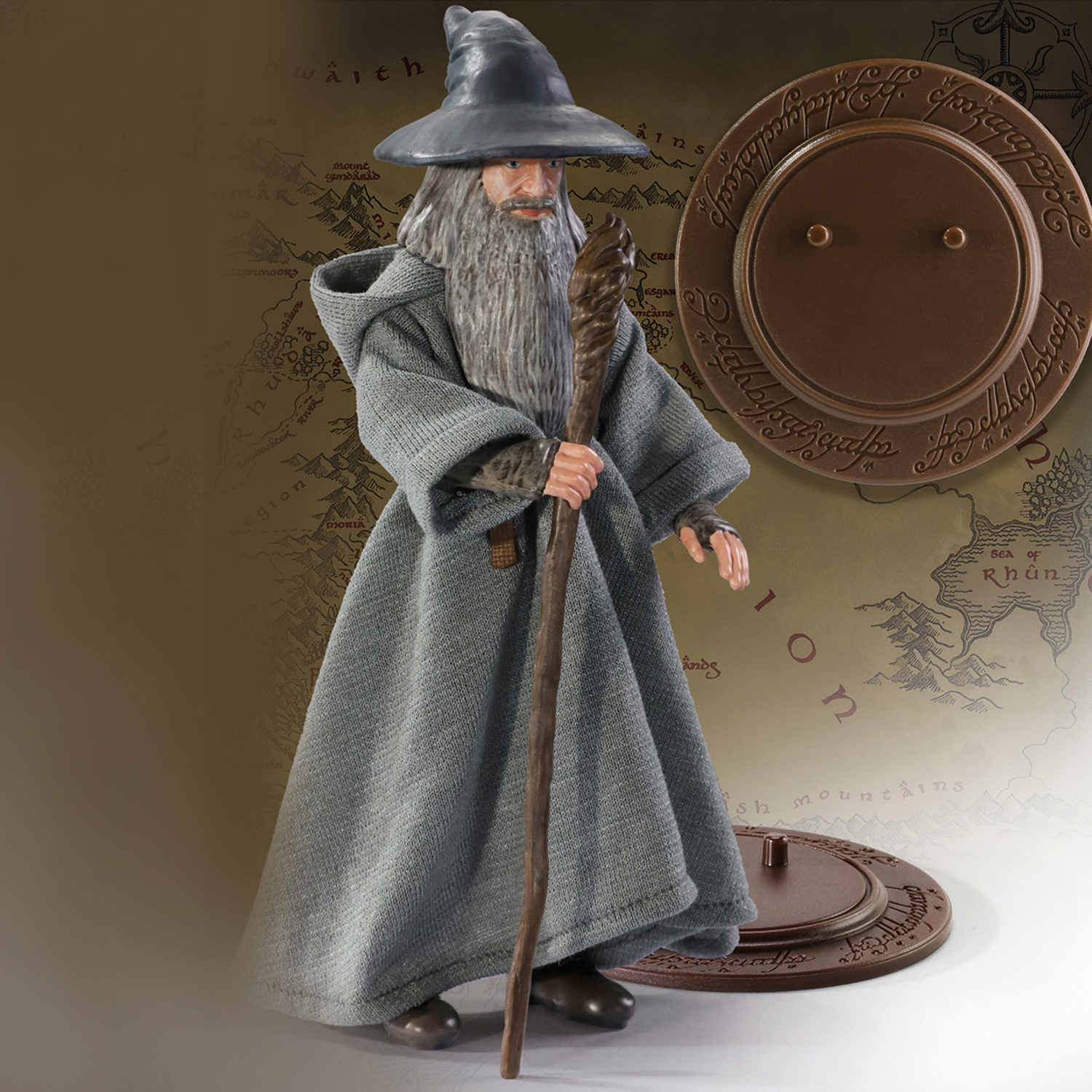 Фигурка The Lord of the Rings Bendyfig Гендальф - гибкая - фото 5