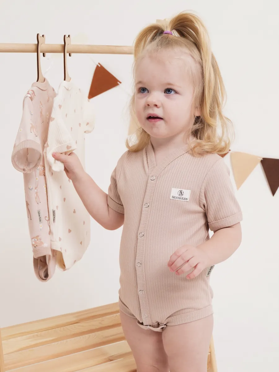 Боди 3 шт Супер Пупс нбр/3пр/бд/sk23/рубчик/леснаясказка - фото 8