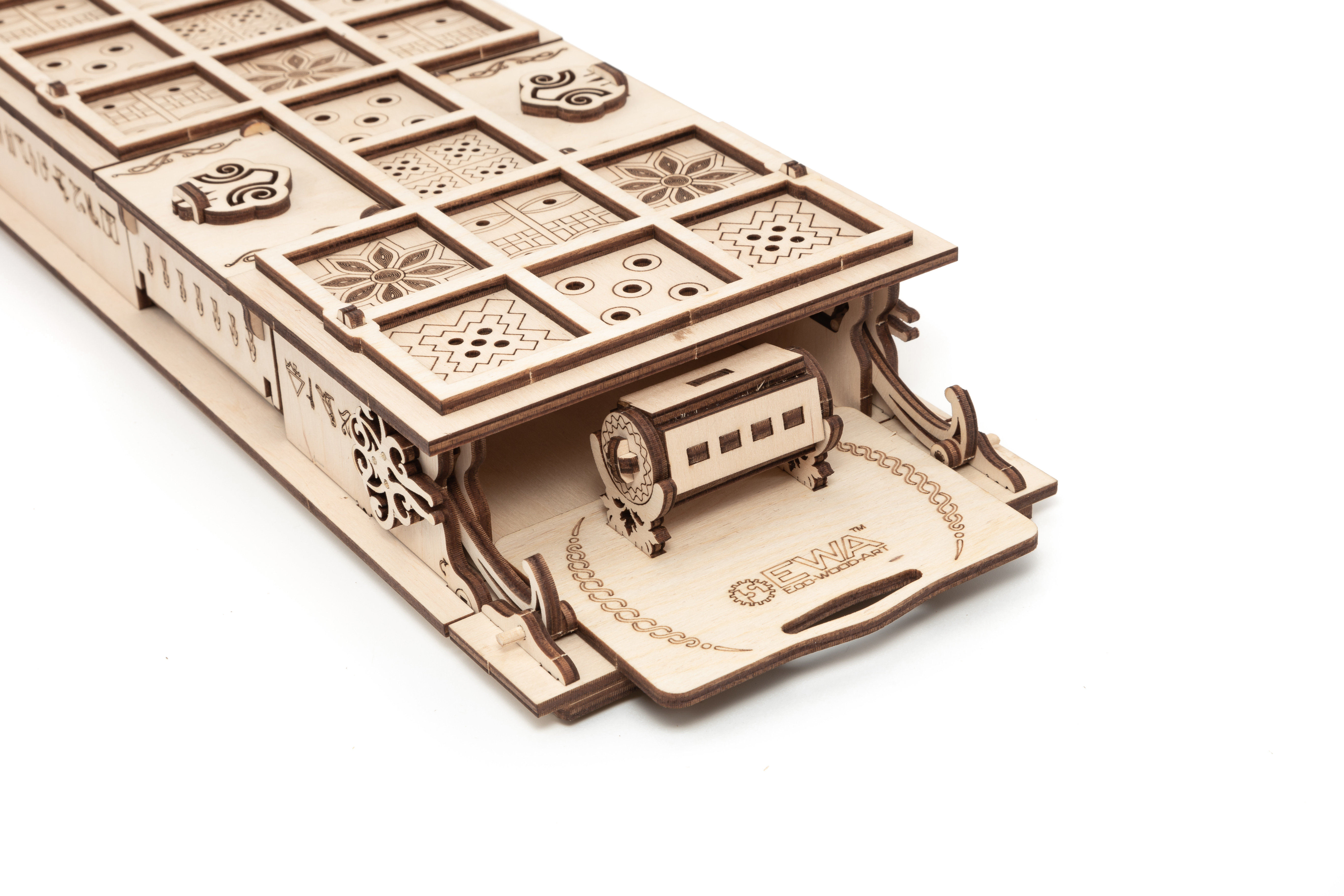 Конструктор Eco Wood Art Gameset Ур и Сенет деревянный 237 дет. - фото 19