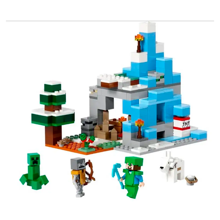 Конструктор LEGO Minecraft Ледяные вершины блочный