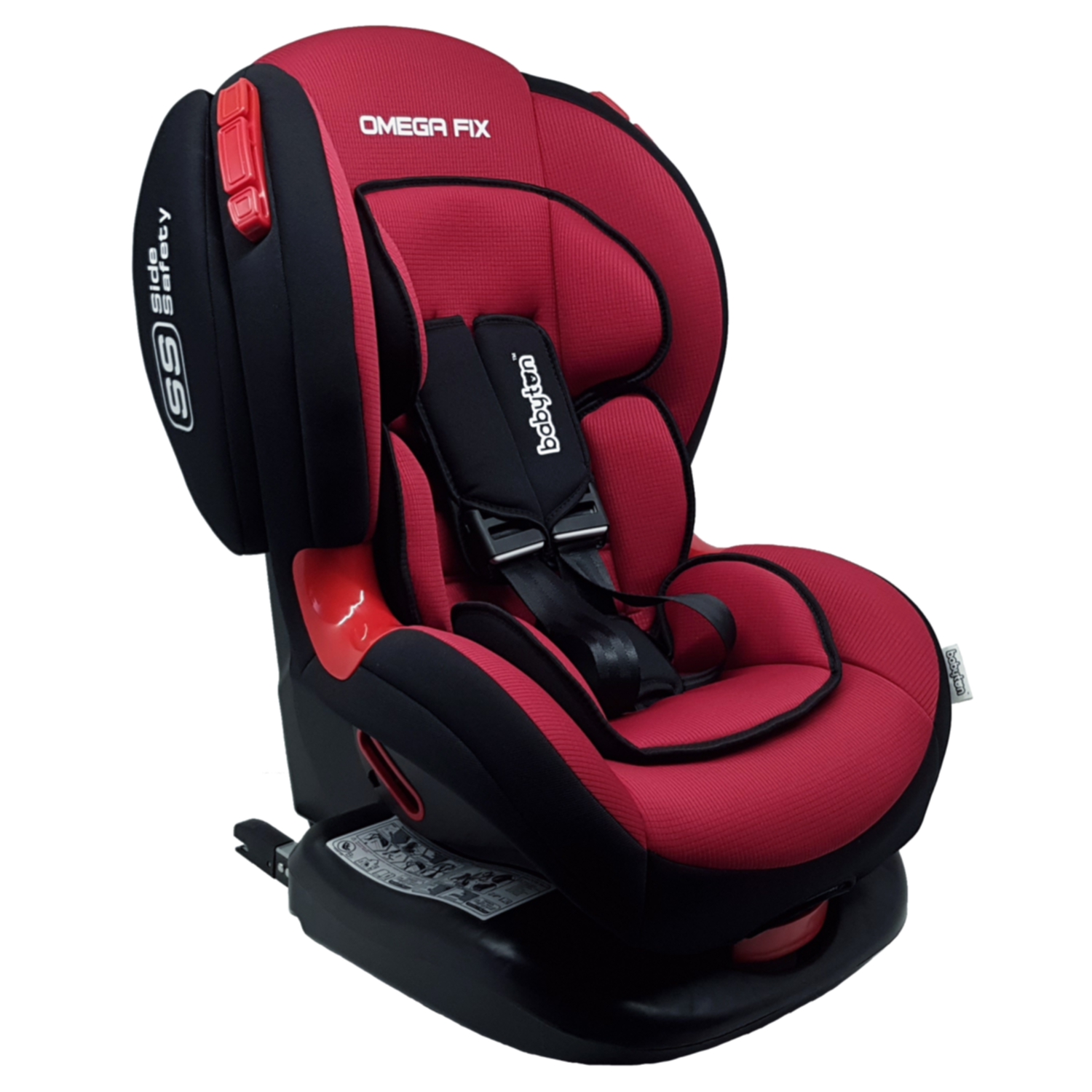 Автокресло Babyton Omega Fix Ruby Isofix 1/2 (9-25 кг) - фото 14