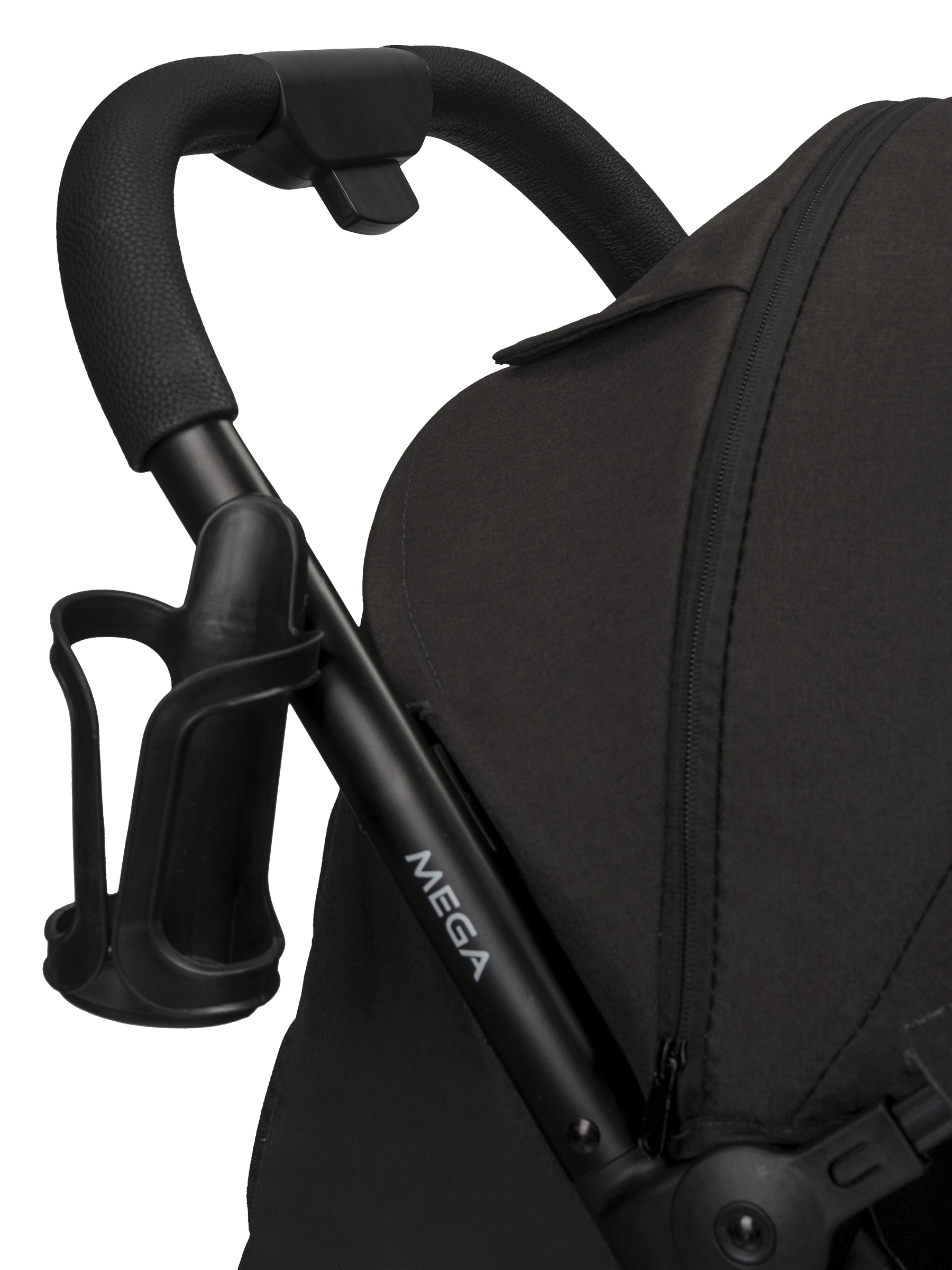 Коляска прогулочная Indigo Mega черный - фото 17