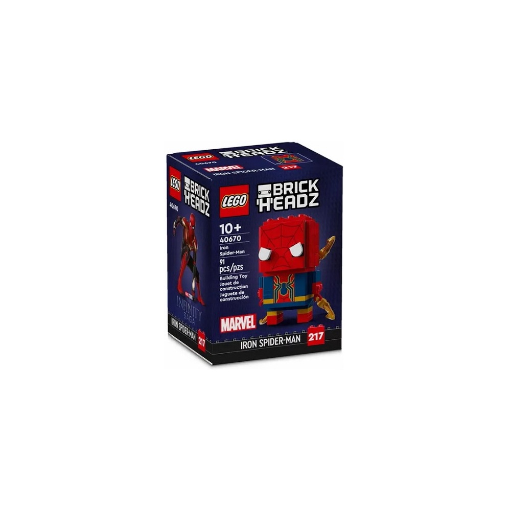 Конструктор LEGO BrickHeadz Железный Человек-Паук 40670 - фото 2