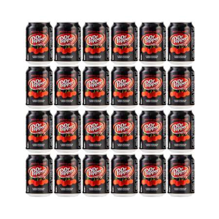 Напиток газированный Dr Pepper Cherry 0.33 л 24 штуки