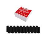 Нитки для шитья Develia армированные 40ЛШ 200 м швейный набор 20 штук с иголками черные