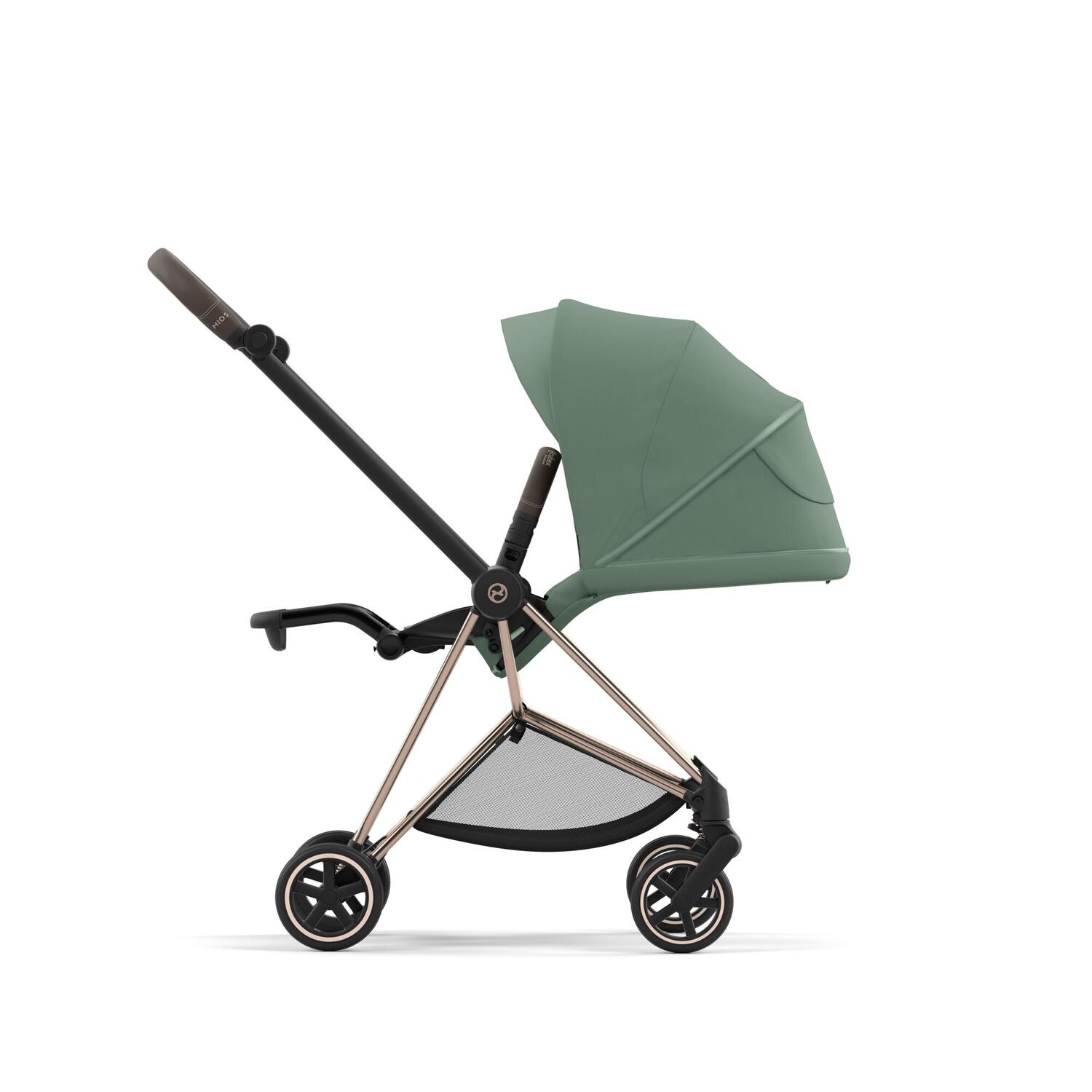 Коляска прогулочная Cybex Mios III Rosegold зеленый - фото 3