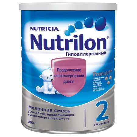 Смесь молочная Nutrilon 2 гипоаллергенная 800г с 6 месяцев
