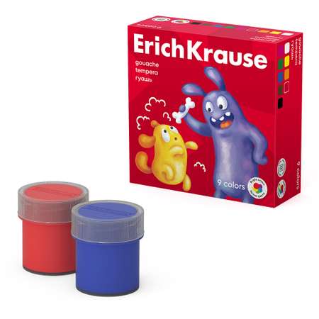 Краски гуашь ErichKrause 9 цв.