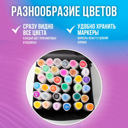 Скетчмаркер Rich New двусторонний 36 цв.