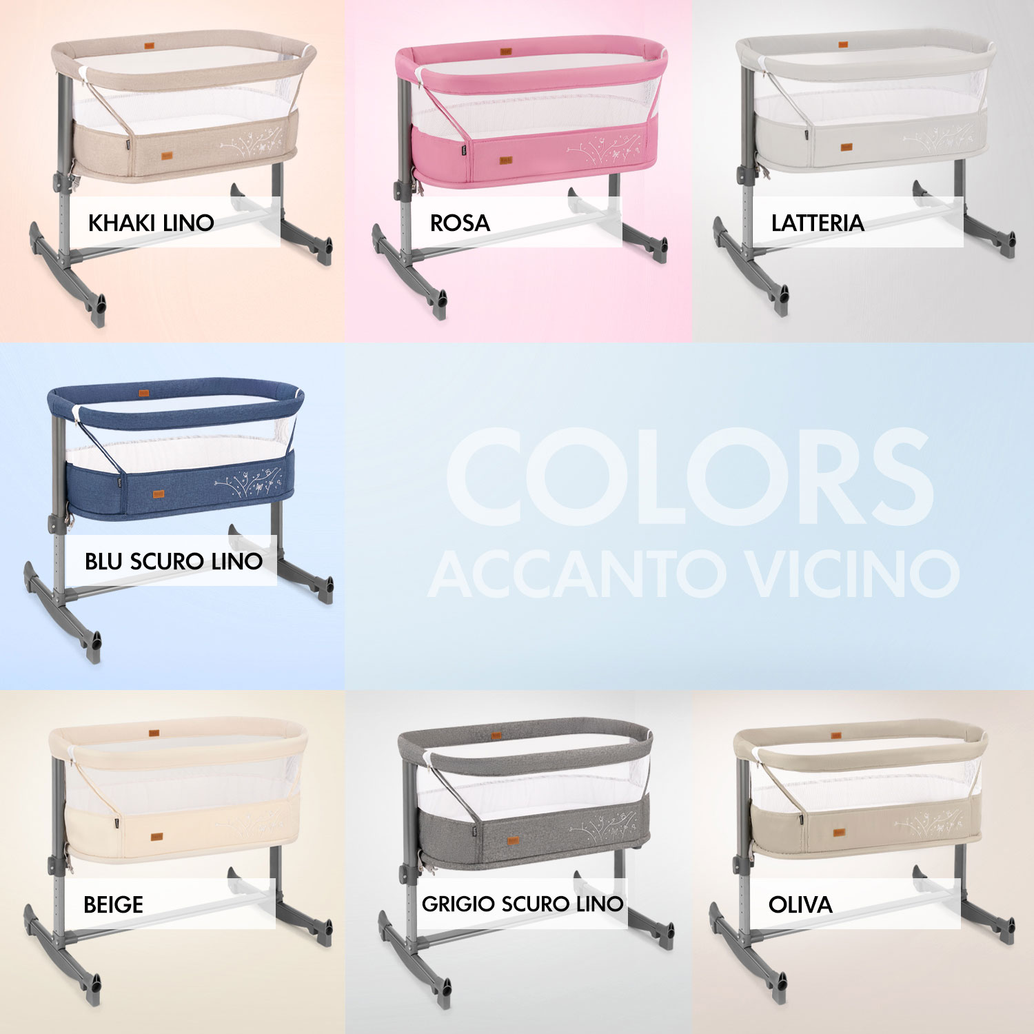 Колыбель Nuovita Accanto Vicino розовый - фото 9