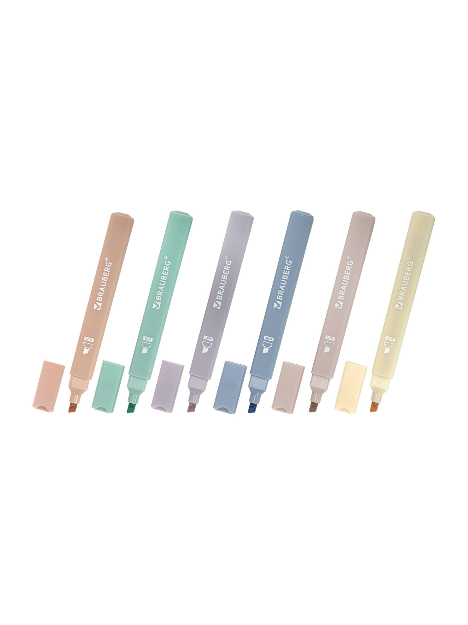 Текстовыделители Brauberg 6 шт. - фото 9