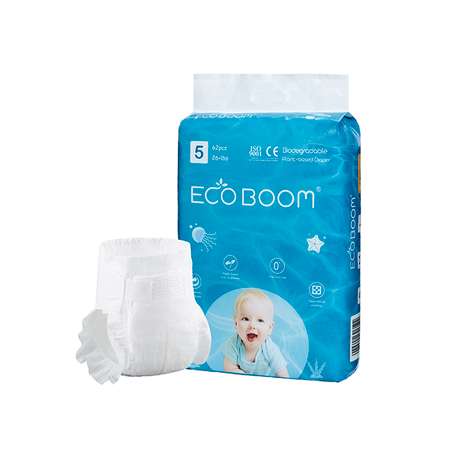 Подгузники ECO BOOM Eco XL 62 шт.
