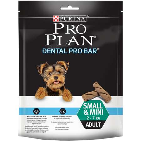 Лакомство для собак PRO PLAN Dental Pro Bar мелких и миниатюрных пород для поддержания здоровья полости рта 150г