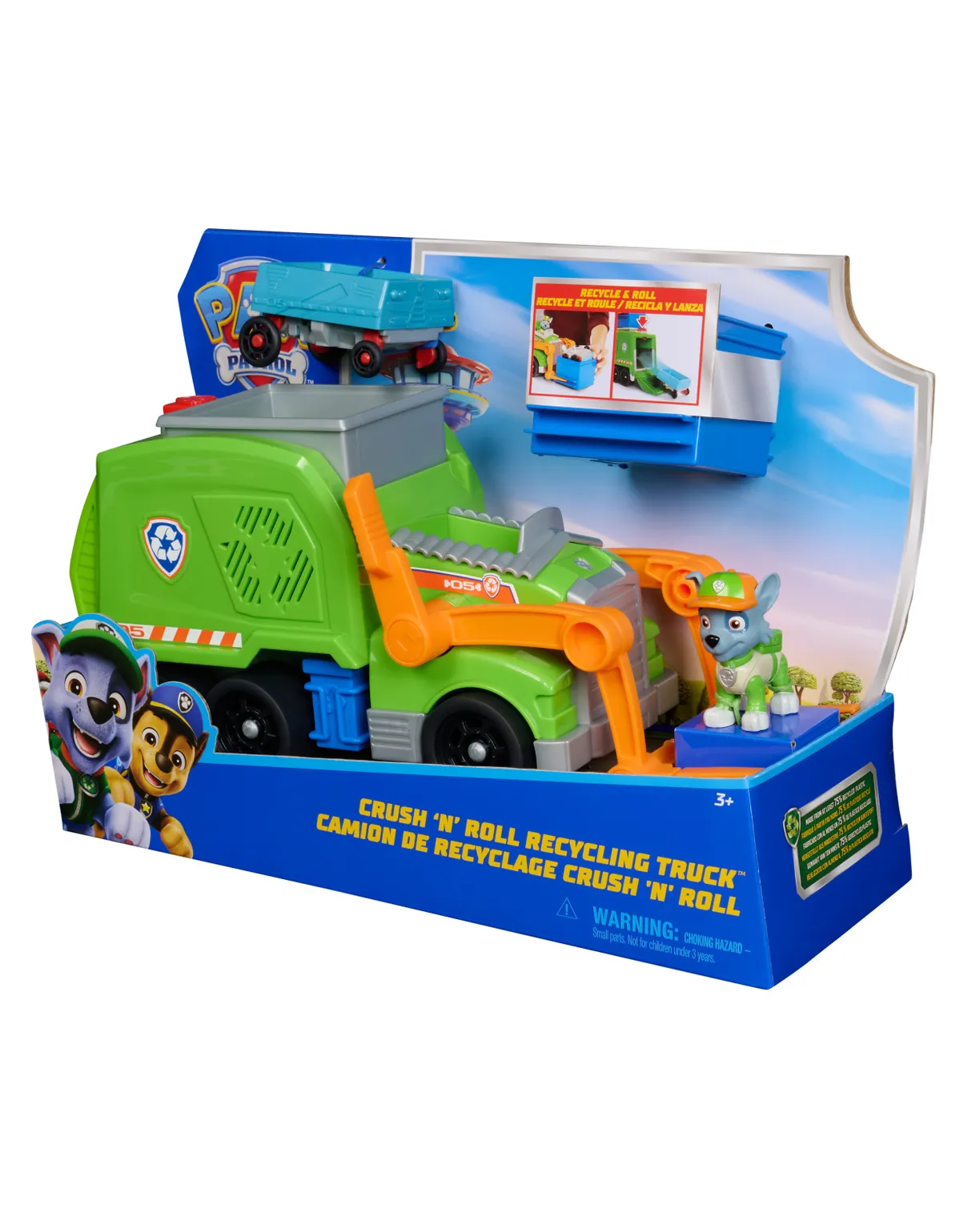 Автовоз Paw Patrol Crush N`Roll с Рокки 120947 - фото 3