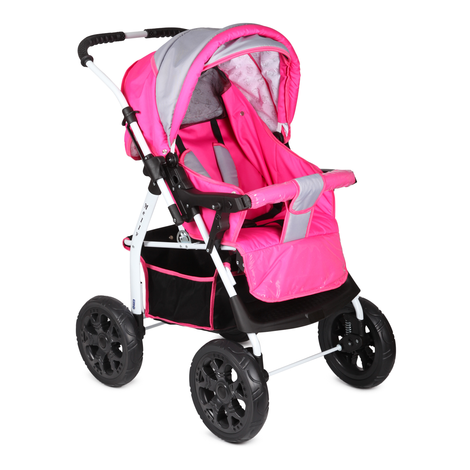 Коляска трансформер Babyton Pink - фото 9