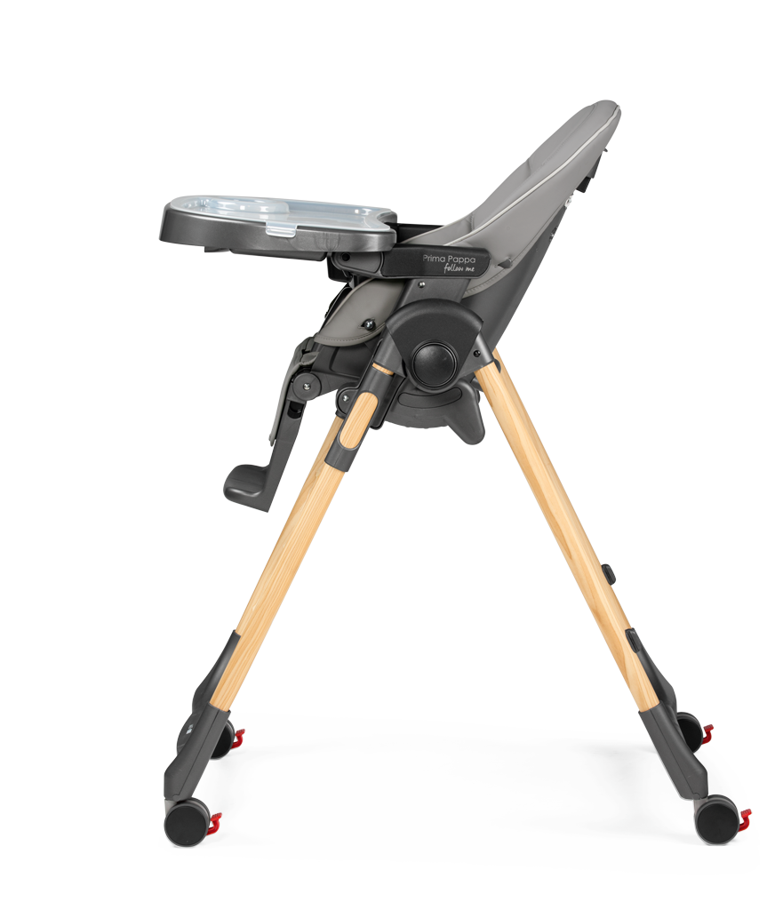 Стульчик для кормления Peg-Perego Prima Pappa Follow Me серый - фото 15