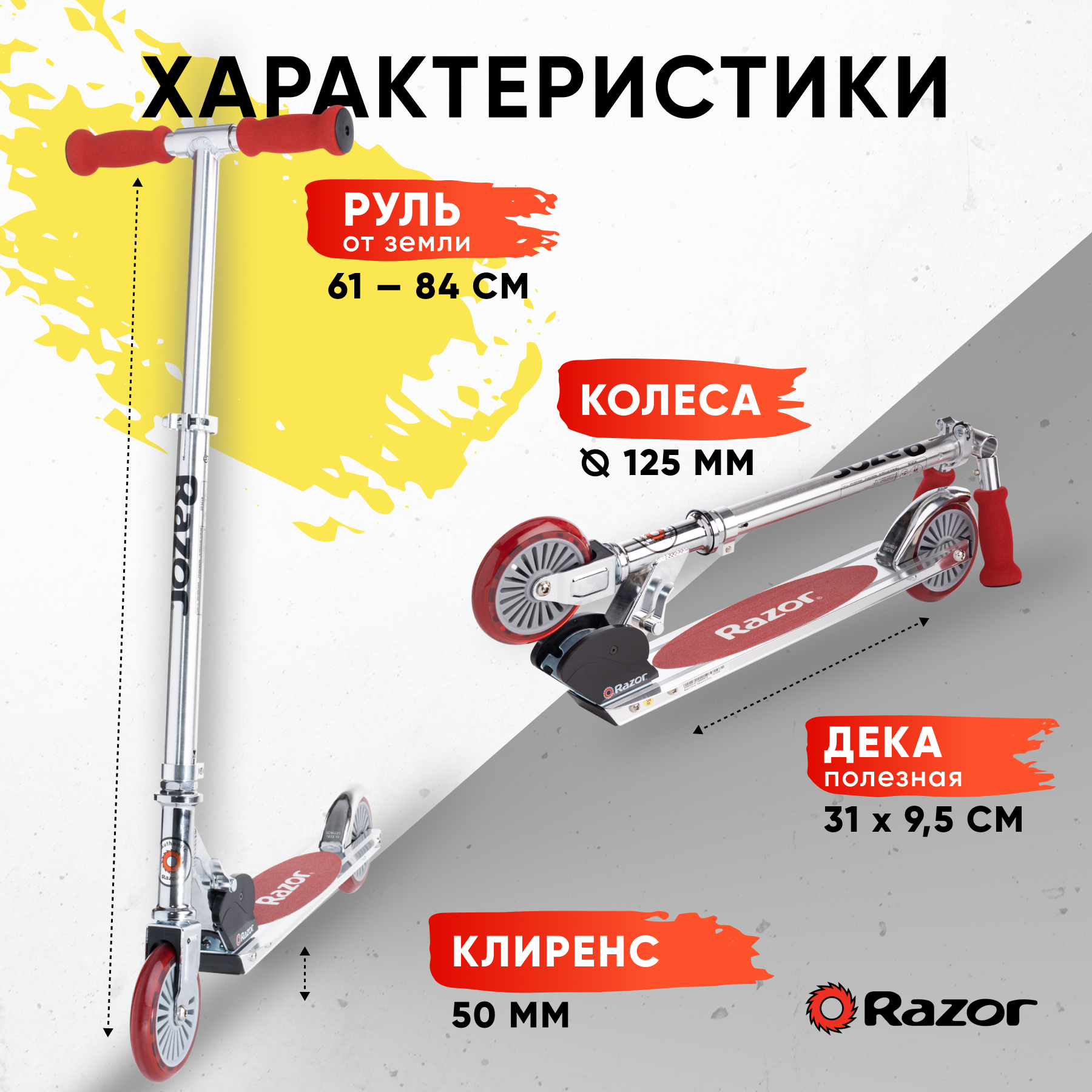 Городской самокат Razor двухколесный - фото 2