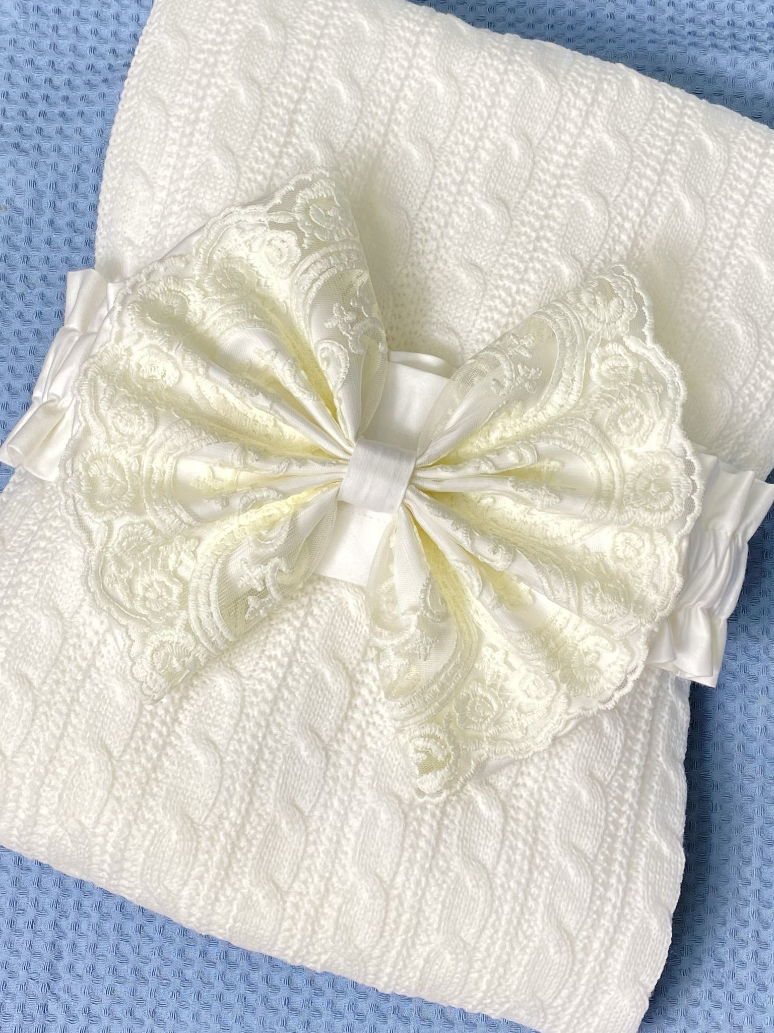 Пояс-бант для конверта на выписку Делоникс 797-3/16АМ - фото 1