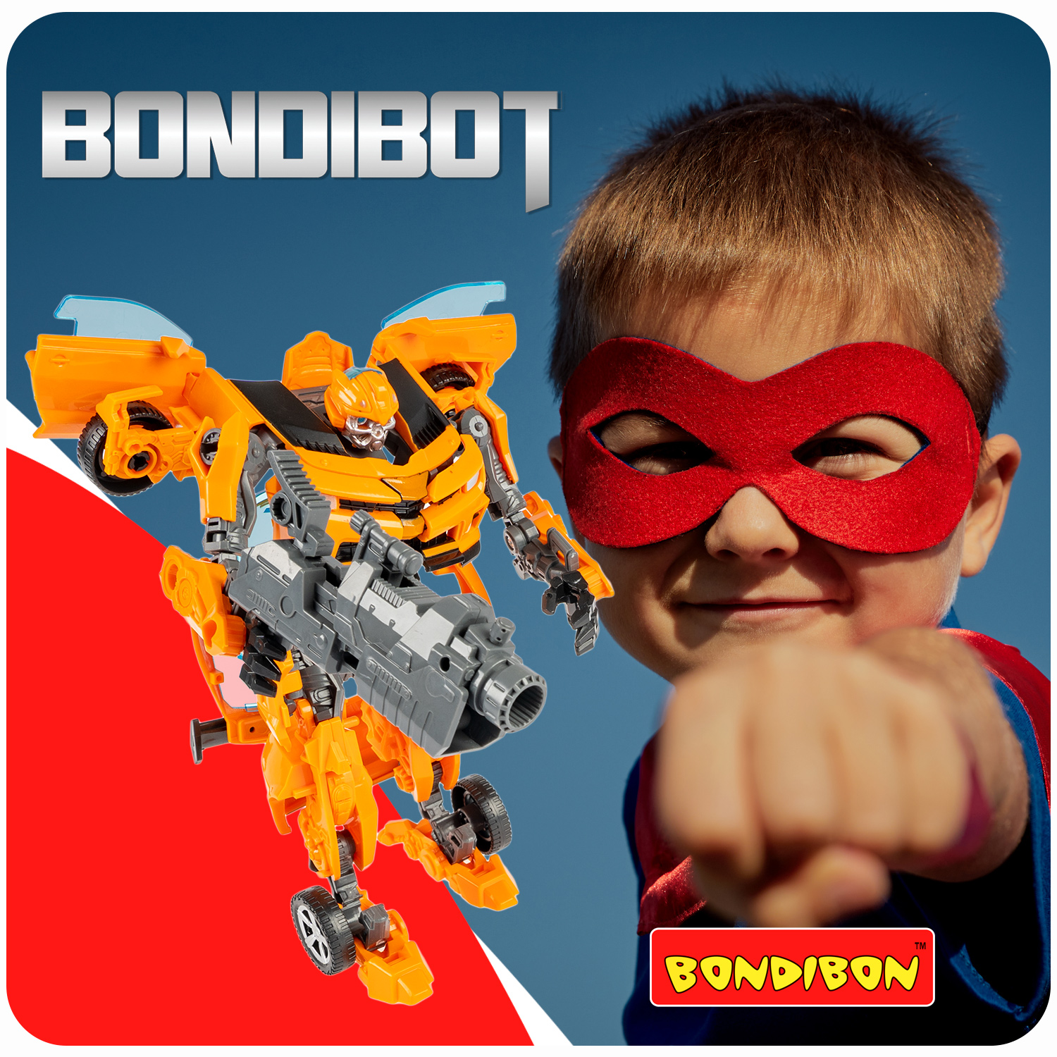 Фигурка Bondibon трансформер Робот Машина 2в1 - фото 11