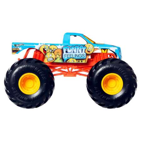 Монстр-трак Hot Wheels Monster Trucks 1:24 голубой