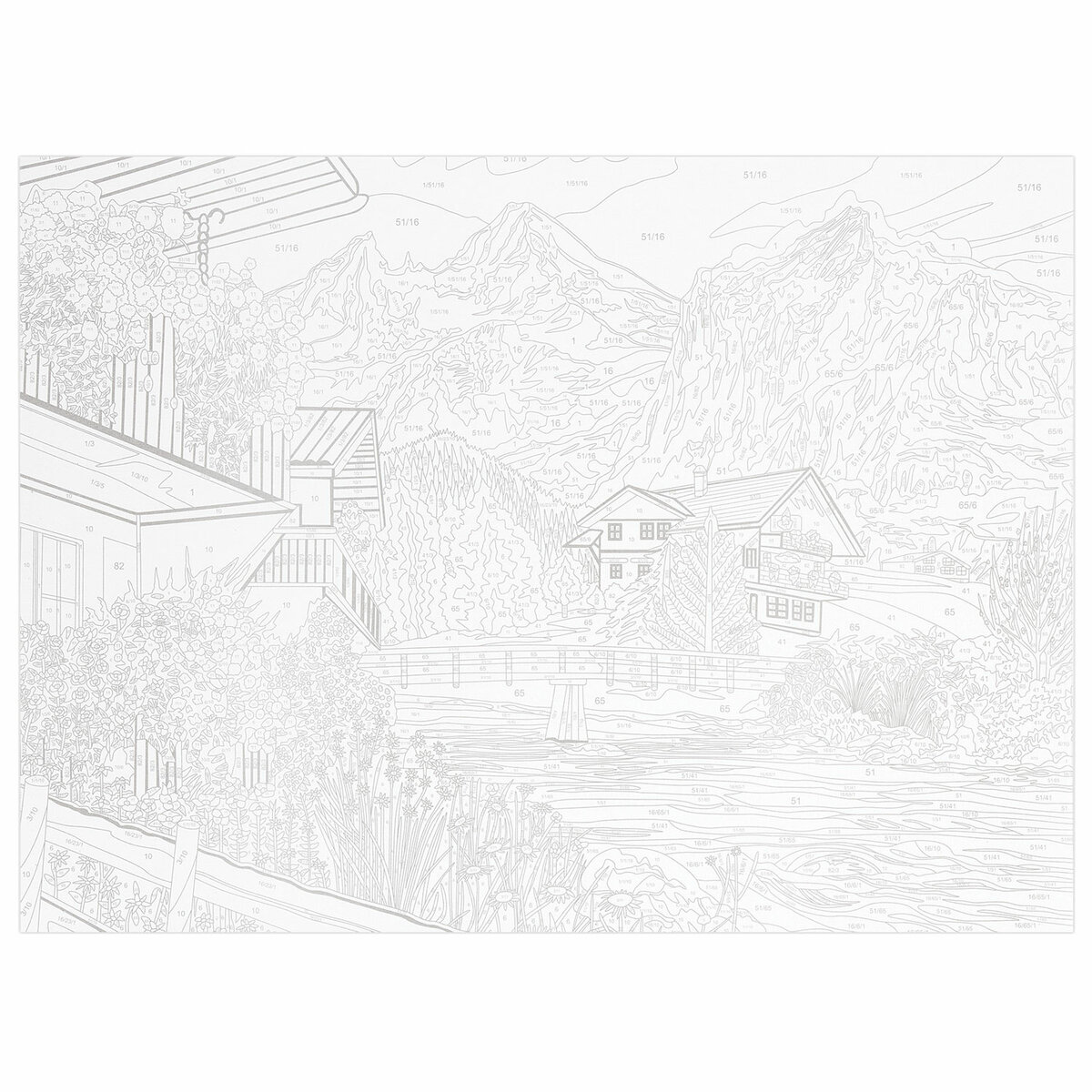 Картина по номерам Остров Сокровищ Норвежский пейзаж - фото 6