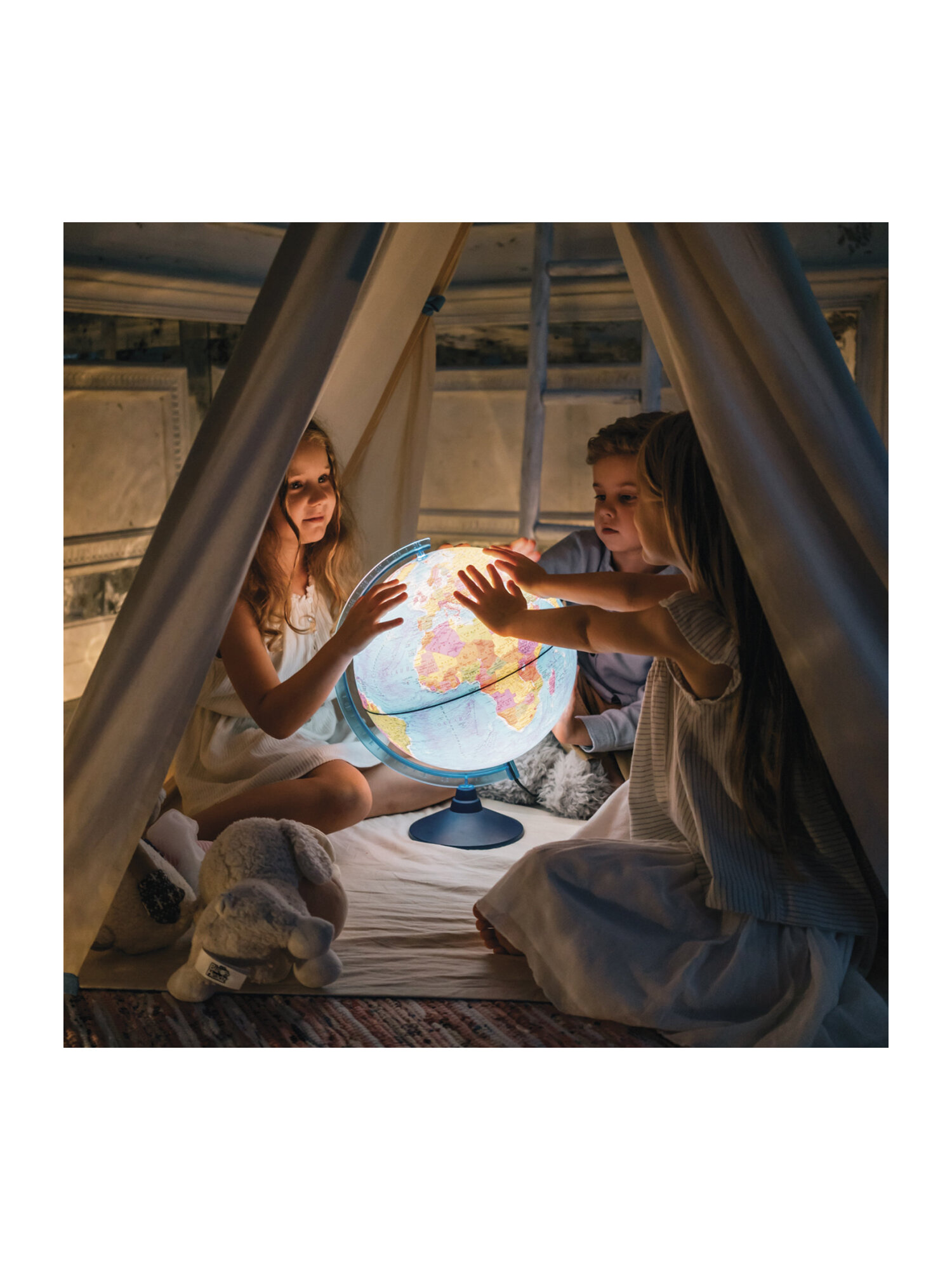 Глобус Globen физический политический с подсветкой диаметр 32 см - фото 13