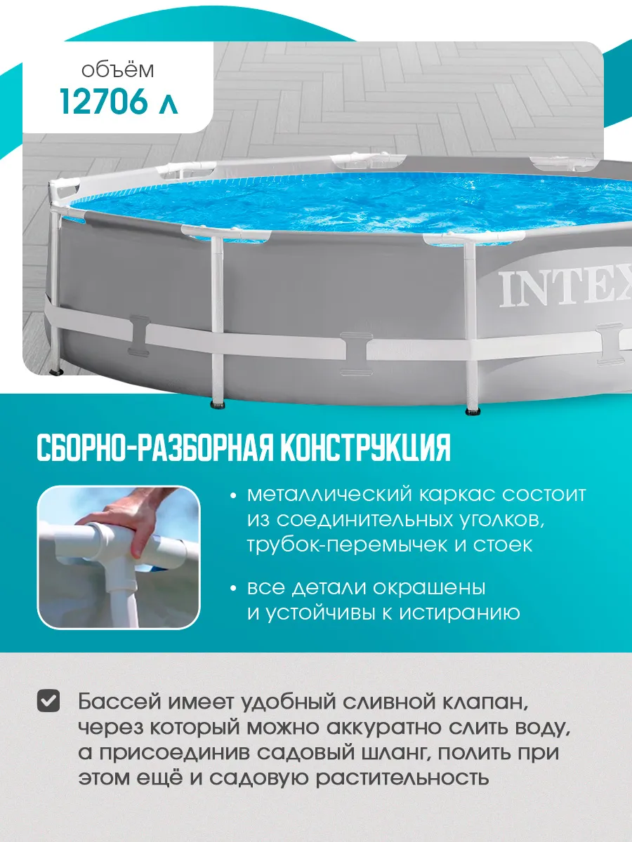 Бассейн Intex Круглый - фото 3