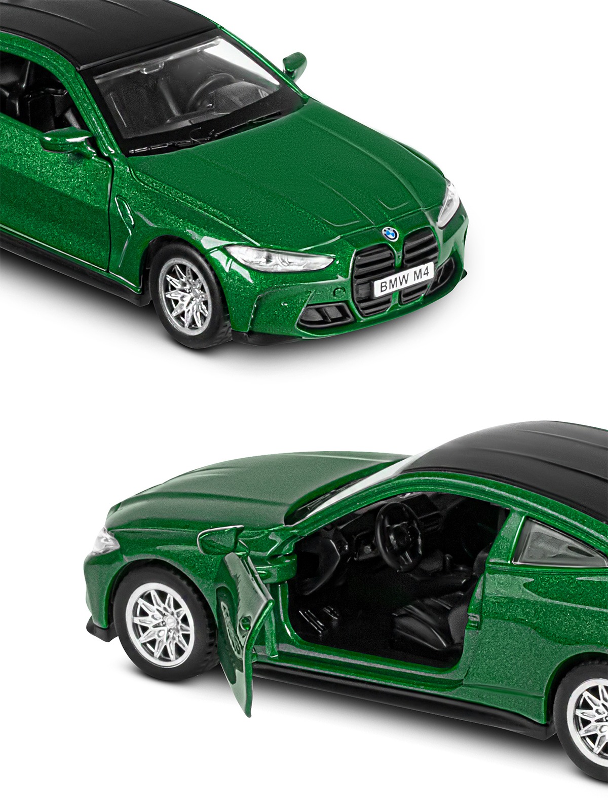 Автомобиль АВТОпанорама BMW M4 (G82) 1:42 JB1251829 - фото 11