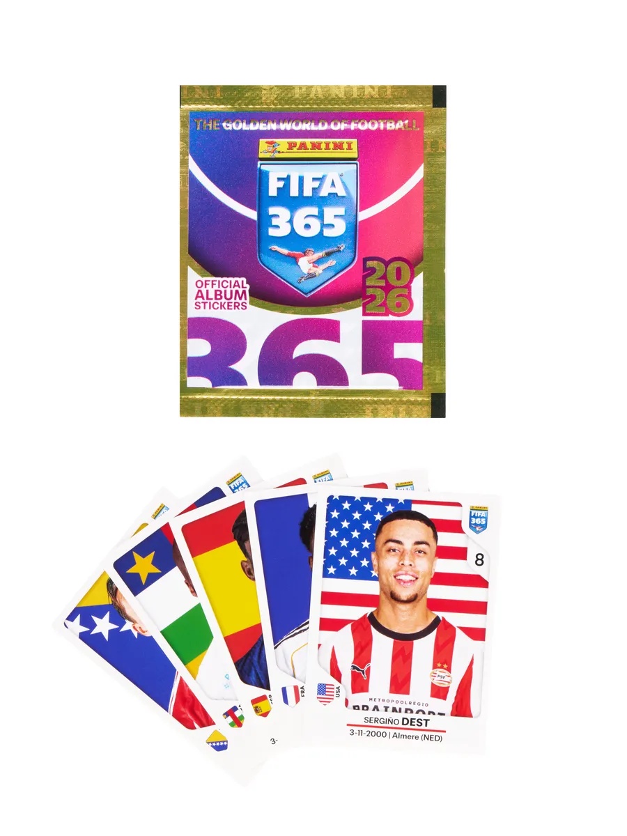 Наклейки Panini FIFA 365 2026 5 шт. - фото 3