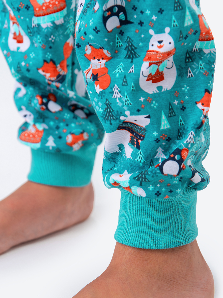 Пижама HappyFox HFLUNNG833серо.зеленый - фото 5