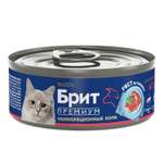 Корм для кошек Brit Премиум для стерилизованных из говядины риет 100г
