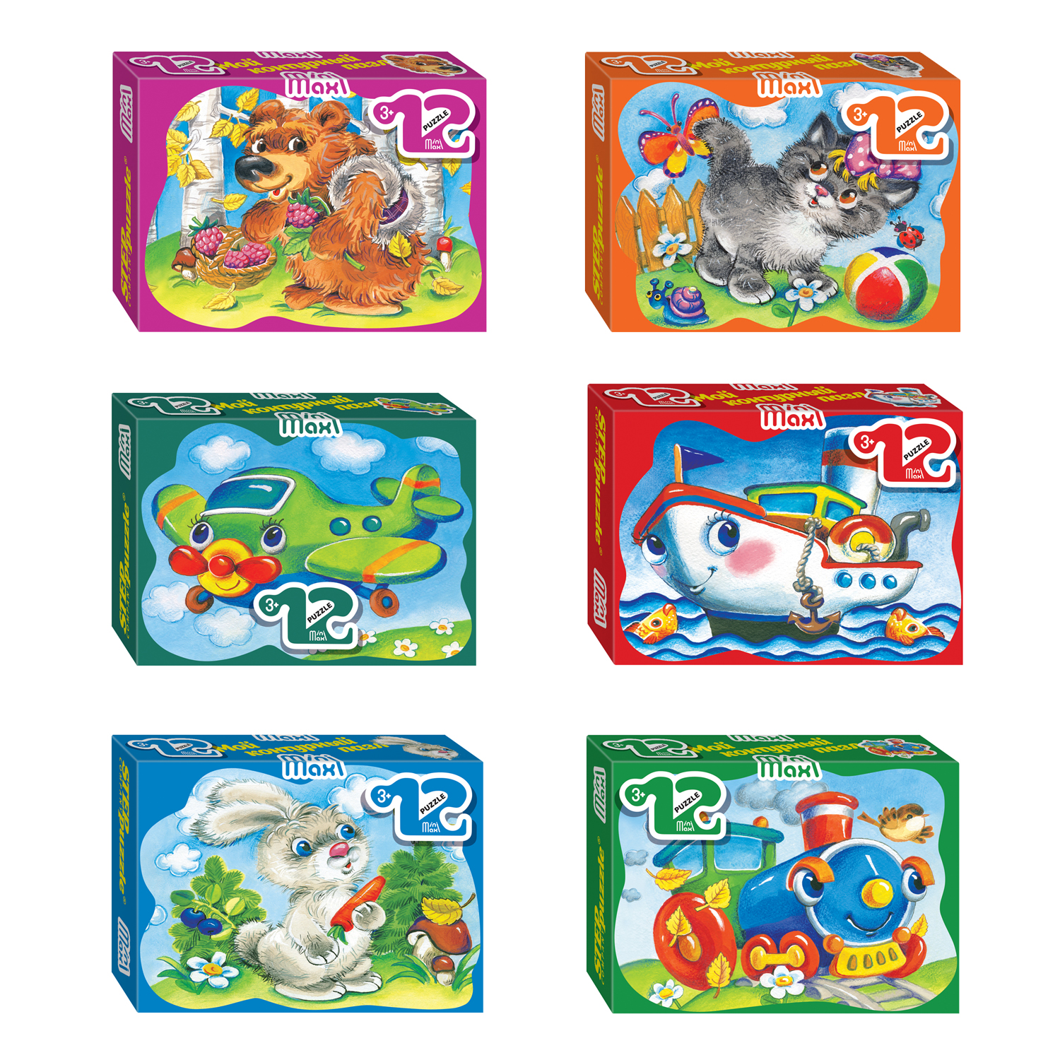 Пазл Step Puzzle Mini Maxi классический в ассортименте - фото 8