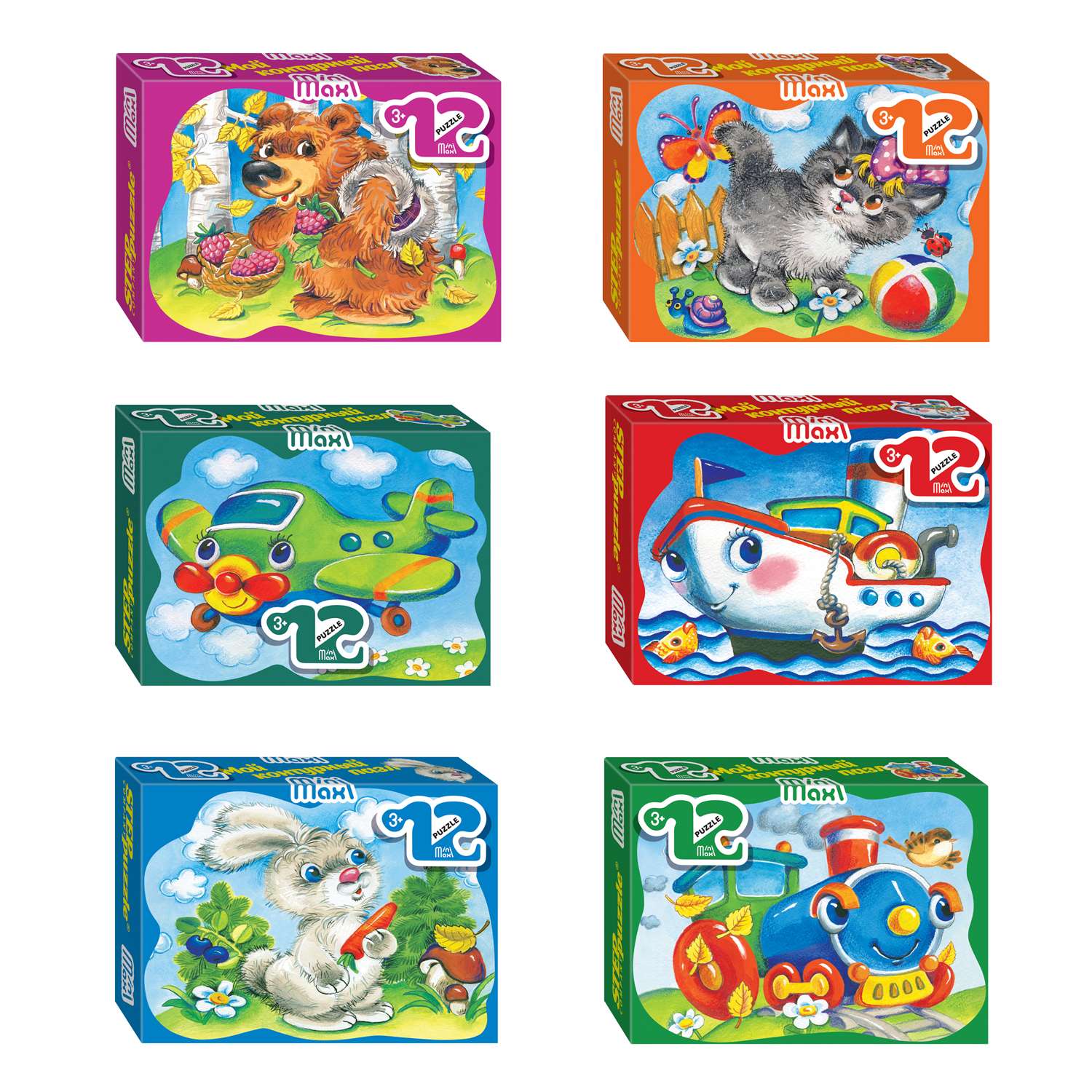 Пазл Step Puzzle Mini Maxi классический в ассортименте - фото 8