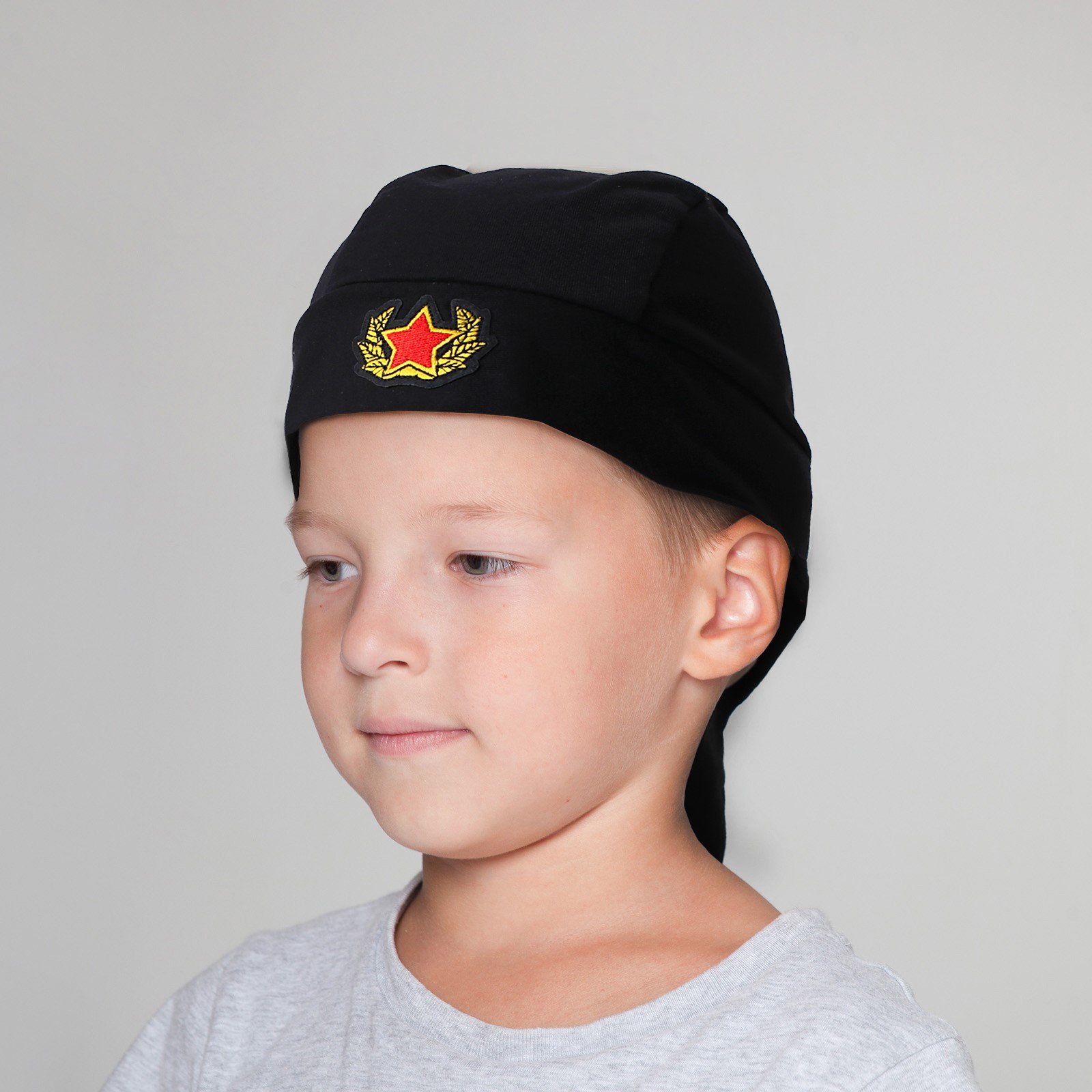 Бандана Страна карнавалия цвет черный обхват головы 54-58 см 2523111 - фото 2