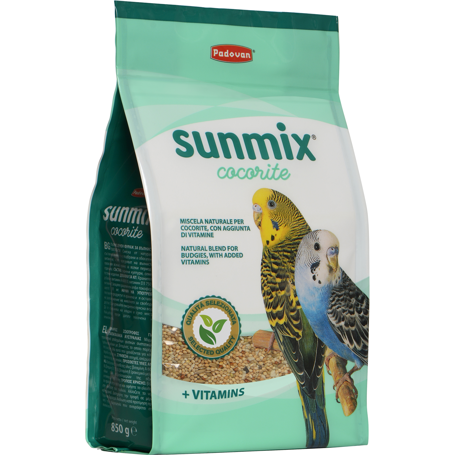 Корм для волнистых попугаев Padovan 850г Sunmix комплексный - фото 1