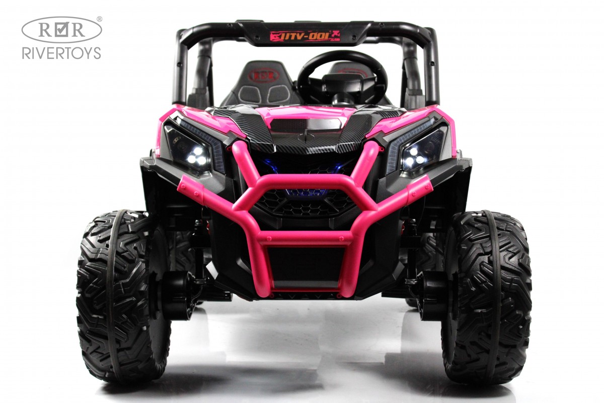 Электромобиль RIVERTOYS K777KK-LUX-BUGGY-PINK С пультом ДУ - фото 17